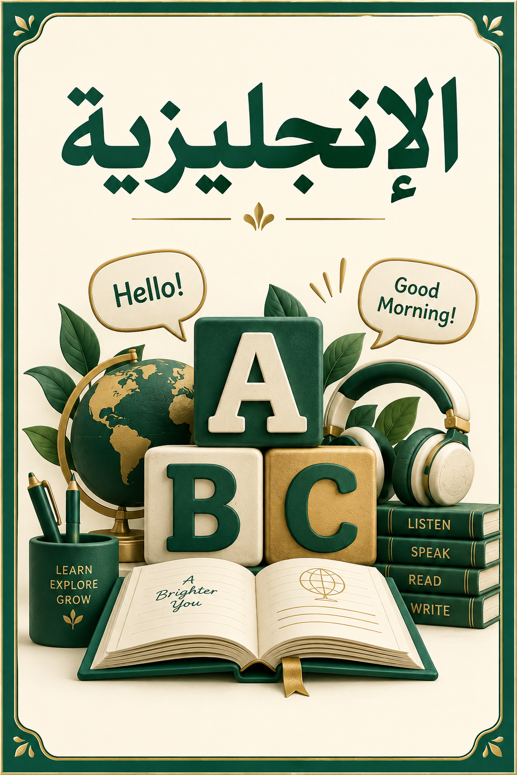 غلاف الإنجليزية من الصفر إلى البطل — كتب الأكاديمية