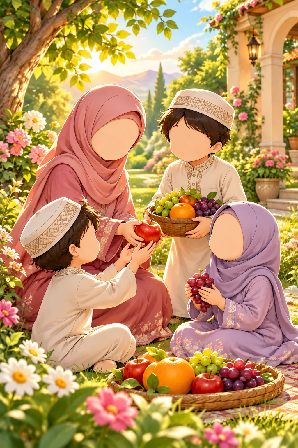 غلاف حديقة النعم الصغيرة — سلسلة الكتب الإسلامية