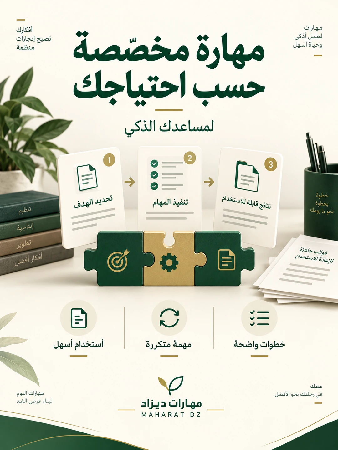مهارة مخصّصة حسب احتياجك
